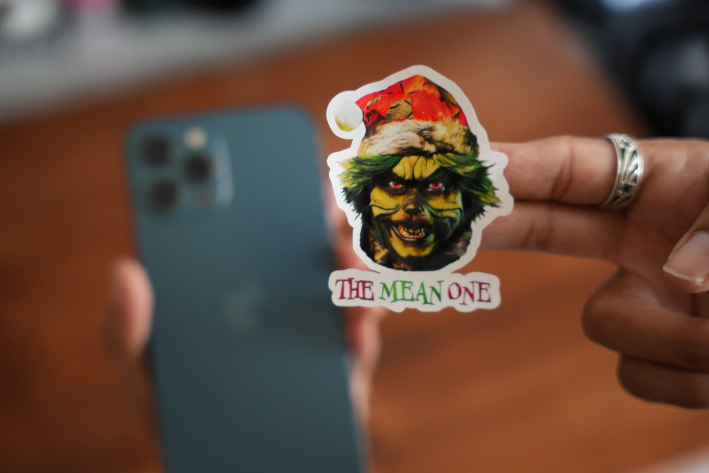 The Mean One Sticker - Character w/ Logo