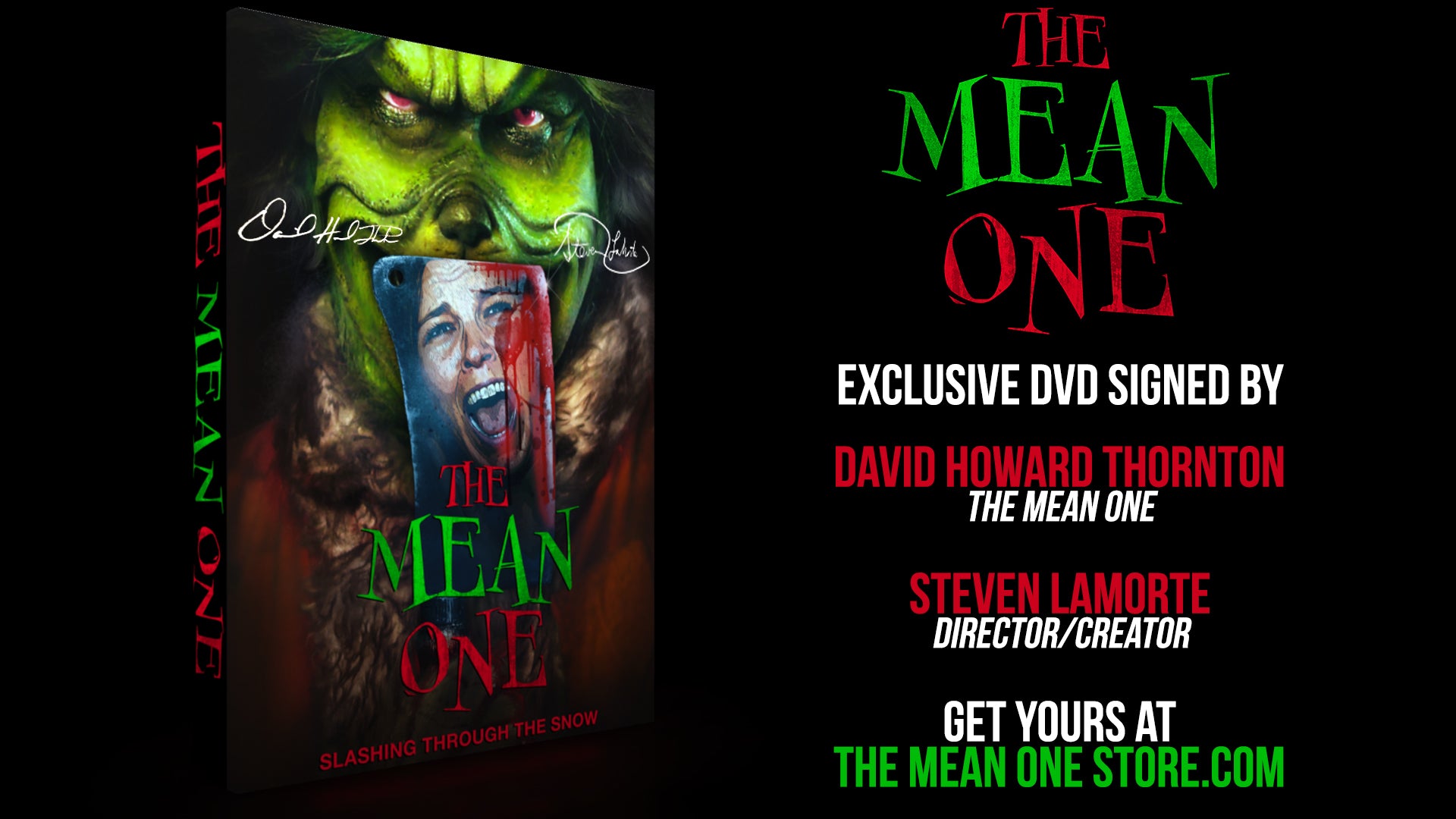 The Mean One Exclusive DVD Signed by David Howard Thornton